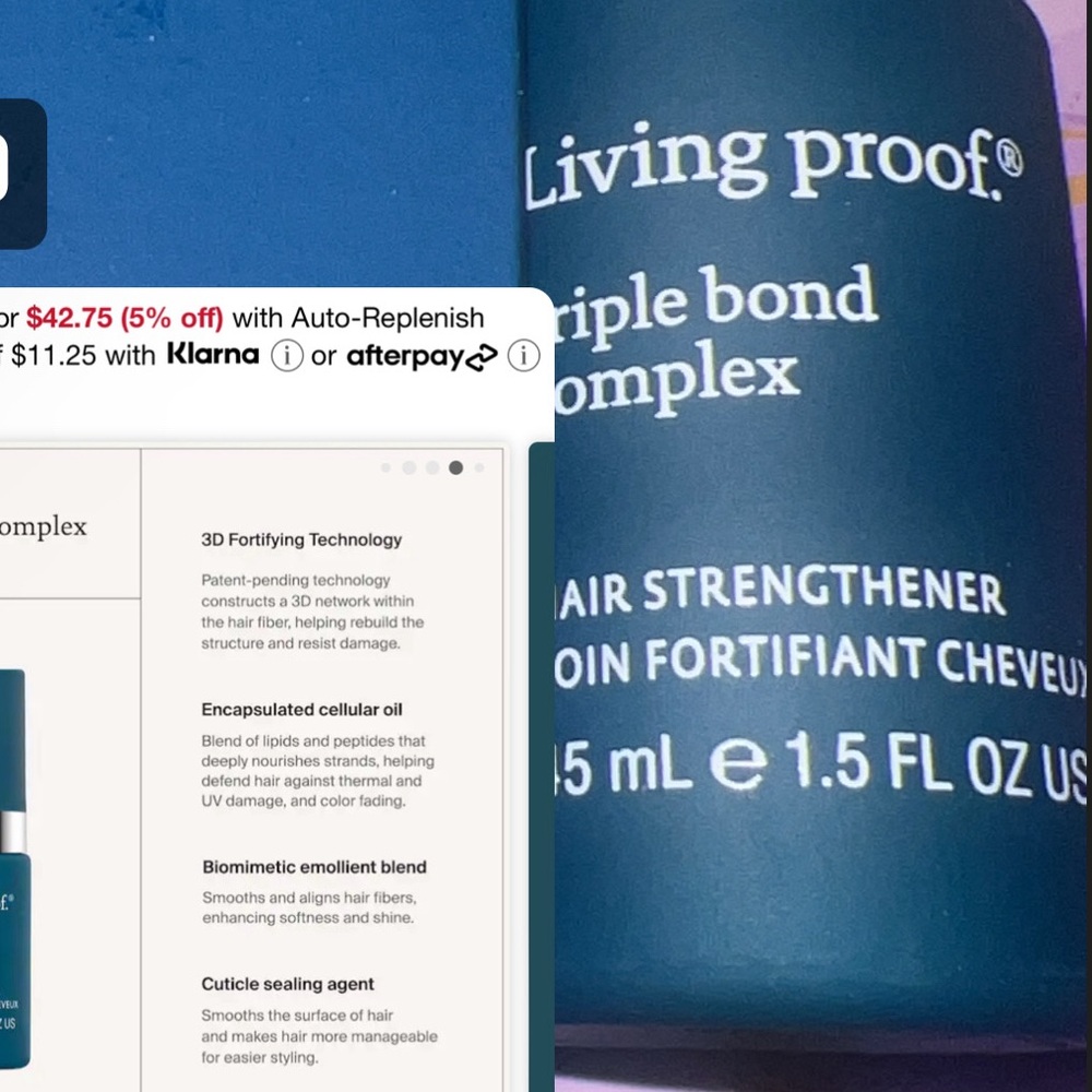 Living proof triple bond